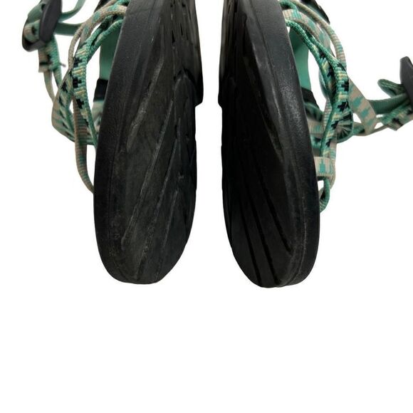 Chaco green and white Z cloud X2 sandals size 8 - Picture 12 of 14